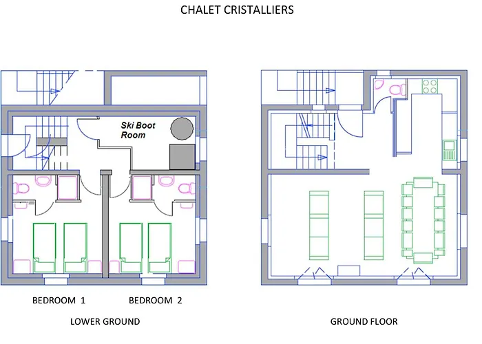 Chalet Cristalliers - 5 Bedroom Luxury In With Log Fire And Hot Tub